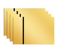 ATOMSTACK Lot de 4 plaques acryliques - 30 x 20 cm - Pour machine de gravure laser - Plaque acrylique personnalisée - Plaque nominative pour panneaux, bricolage, affichage