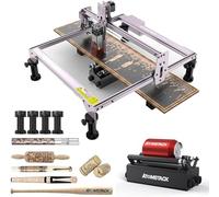 ATOMSTACK Machine à graver laser A5 Pro avec rouleau rotatif laser R3, machine de découpe laser 40 W, point compressé, machine de gravure laser DIY pour bois, métal, acrylique