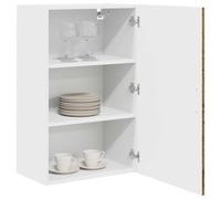 ATOMSTACK MAKER Armoire de cuisine en bois vieilli 50 x 31 x 80 cm - Armoire suspendue en bois avec grand espace de rangement, design moderne pour cuisines modernes et traditionnelles (montage requis)