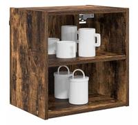 ATOMSTACK MAKER Armoire de cuisine suspendue, chêne fumé, 40 x 29,5 x 40 cm, montage mural, matériau en bois, design moderne, charge jusqu'à 60 kg, matériel de montage inclus