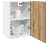 ATOMSTACK MAKER Armoire suspendue Lyon 40 x 31 x 60 cm en chêne Artisan - Armoire de cuisine murale en bois robuste avec porte, capacité de charge de 60 kg, design moderne pour plus d'espace de