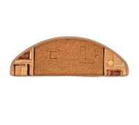 ATOMSTACK MAKER Lot de 10 tapis d'escalier autocollants - Beige - 65 x 21 x 4 cm - Antidérapant et insonorisant - En 100 % polyamide - Protection d'escalier pour l'intérieur - Avec ruban adhésif