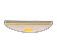 ATOMSTACK MAKER Lot de 15 tapis d'escalier autocollants aspect sisal (56 x 17 cm), antidérapants et insonorisants, lavables - Pour escaliers en bois, béton et carrelage, couleur platine