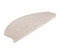 ATOMSTACK MAKER Lot de 20 tapis d'escalier antidérapants, insonorisants et lavables, en 100 % polypropylène touffeté, taupe, 65 x 24 x 4 cm, avec ruban adhésif double face pour escaliers en bois et en
