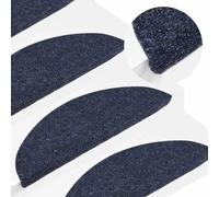 ATOMSTACK MAKER Lot de 5 tapis d'escalier autocollants bleus (56 x 17 x 3 cm, 56 x 17 x 3 cm, antidérapants, réduction du bruit, en non-tissé aiguilleté 100 % polypropylène) pour intérieur, escaliers