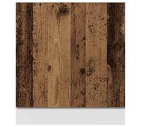 ATOMSTACK MAKER Panneau de lave-vaisselle en bois aspect bois vieilli (60 x 1,5 x 67 cm) - Panneau avant intégré pour une intégration de cuisine sans couture, résistant à l'humidité et facile