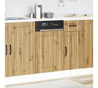 ATOMSTACK MAKER Panneau de lave-vaisselle Lucca en bois de chêne Artisan 45 x 1,5 x 67 cm - Panneau de protection pour lave-vaisselle au design moderne et intemporel, facile d'entretien et résistant à
