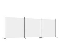 ATOMSTACK MAKER Paravent 3 pièces blanc 525 x 180 cm - Paravent en 100 % polyester avec design pliable pour salon, chambre à coucher et bureau • Protection solaire et mur de fond