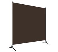 ATOMSTACK MAKER Paravent marron 175 x 180 cm - Paravent avec intimité et filtration de la lumière pour chambre à coucher, salon, bureau et fenêtre - Tissu 100 % polyester - Cadre en fer stable