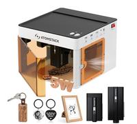 ATOMSTACK P1 5W Machine à graver laser 5W Machine à graver double laser portable, 10000m/min, laser diode 5W, laser infrarouge 1.2W PC téléphone, gravure APP hors ligne