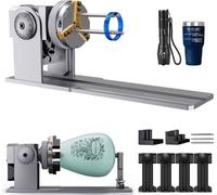 ATOMSTACK R1 Graveur laser rouleau rotatif pour Machine de gravure Laser, objets irréguliers, bague, tasse à vin, stylo, sphérique