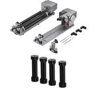 ATOMSTACK R8 PRO et H5, mandrin rotatif et base haute (plastique)