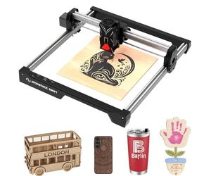 ATOMSTACK Swift Mini 3W Graveur laser idéal pour les débutants, contrôle Wi-Fi et application, précision de 0,04 mm, laser portable pour la gravure DIY sur bois, cuir et métal