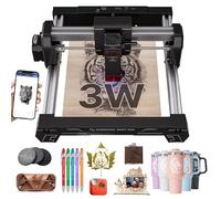 ATOMSTACK SWIFT MINI 3W Machine de Gravure Laser Modèle d'entrée de Gamme Entièrement Préinstallé Graveur Laser DIY Surface de Gravure 155×135mm Précision de 0,04 mm pour Bois, Artisanat 3000 mW