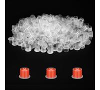 ATOMUS 300Pcs Tattoo Ink Cups with Base Pigment Cups Mixed Small Medium Large Ink Container for Tattoo Kit Tattoo Supplies