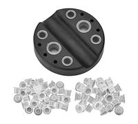 ATOMUS Black Tattoo Pen Stand Silicone Microblading Pigment Ink Cup Holder Makeup Tattoo Accessories Organiser Tattoo Tool Holder with 50pcs S M Pigment Cups