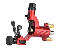 Atomus Machine Gun Machine à tatouer rotative pour tatouage Liner Shader Moteur Body Art Libellule Machine Gun Moteur pour artiste de tatouage (Rouge)