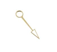 ATOMUSERLY 1 Aiguille GS NH34 GMT luminescente Verte, Rouge, Bleue, Noire et Orange, 12,5 mm, Compatible avec Les mouvements NH34A 4R34(Silver)