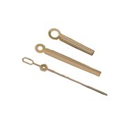 ATOMUSERLY 1 Jeu d'accessoires de Montre argentés NH35 NH36 : Aiguilles ajourées C3 Vertes Lumineuses, compatibles avec Les mouvements NH34/NH35/NH36/4R/7S(Top 5.Rose Gold)