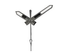 ATOMUSERLY 1 Jeu d'aiguilles de Montre ajourées NH35 argentées et Or Rose for Mouvement NH34, NH36, 4R, 7S, 7002, C3, luminescentes Vertes(Silver)