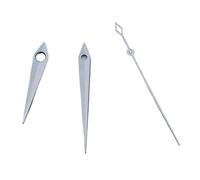 ATOMUSERLY 1 Jeu d'aiguilles de Montre argentées, dorées, Bleues et Roses, compatibles avec Les mouvements NH35, NH36, NH38, NH70 NH72(Silver Yellow)