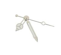 ATOMUSERLY 1 Jeu d'aiguilles de Montre argentées, dorées et Roses 3135 avec Luminescence BGW9, compatibles Les mouvements NH35 NH36 - Pièces Rechange Accessoires(Silver for 3135)