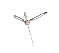 ATOMUSERLY 1 Jeu d'aiguilles de Montre argentées et dorées compatibles avec Les mouvements automatiques plongée NH35A, NH36A, NH38, NH70, NH72(Silver,Fit ETA2824 PT5000)