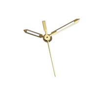 ATOMUSERLY 1 Jeu d'aiguilles de Montre argentées et dorées compatibles avec Les mouvements automatiques plongée NH35A, NH36A, NH38, NH70, NH72(Gold,Fit NH35 NH36)