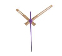 ATOMUSERLY 1 Jeu d'aiguilles de Montre Gun NH35, luminescentes Vertes C3, compatibles avec Les mouvements NH34, NH36, NH38, 4R et 7S(Rose Blue)