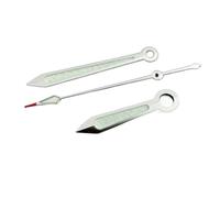 ATOMUSERLY 1 Jeu d'aiguilles de Montre NH35/36, trotteuse Verte Lumineuse, Accessoires argentés(73N)