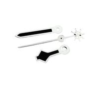 ATOMUSERLY 1 Jeu d'aiguilles de Montre NH35/36, trotteuse Verte Lumineuse, Accessoires argentés(97N)