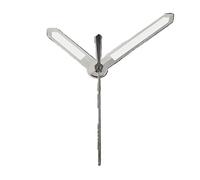 ATOMUSERLY 1 Jeu d'aiguilles de Montre NH35, Couleur Gris Anthracite, luminescentes Vertes C3, compatibles avec Les mouvements NH34, NH36, 4R, 7S et 7002(Gold Rose)