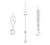 ATOMUSERLY 1 Jeu d'aiguilles de Montre NH35 NH36 NH38 7S26 7S36 4R35 4R36, Noires, Or Rose, argentées, C3, Vertes Lumineuses(Black)