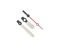 ATOMUSERLY 1 Jeu d'aiguilles de Montre Noires, Blanches et Rouges avec pointeurs Lumineux Verts for mouvements NH35/NH36/4R/7S - Accessoires réparation Remplacement