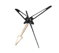 ATOMUSERLY 1 Jeu d'aiguilles de Rechange C3 Vertes Lumineuses GS NH34A GMT for Mouvement NH34, NH35, NH36 et NH38(Black Red)