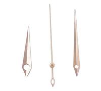 ATOMUSERLY 1 Jeu d'aiguilles NH35 Argent Or Rose Pistolet Cocktails compatibles avec Les mouvements NH36 7S26 7S36 4R35 4R36(Silver-Big Size)