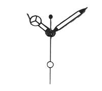 ATOMUSERLY 1 Jeu d'aiguilles Silver Ghost NH35 C3 Vertes Lumineuses for Montres à Mouvement NH34, NH36, NH38 et NH70(Silver Grey)