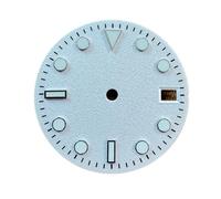 ATOMUSERLY Cadran 28.5mm sans Logo, Gommage stérile adapté au Mouvement Automatique NH35/NH36, Lignes Verticales, Accessoires de Montre, 1 pièce(White)