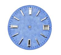 ATOMUSERLY Cadran Bleu Gris Noir à Motif irrégulier for NH35, Accessoires de Montre Mouvement Automatique, 28.5mm, 1 pièce(YJSKM118)