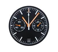 ATOMUSERLY Cadran chronographe 32.5mm Vert Brillant, 5 pointeurs adaptés au Mouvement à Quartz VK64, Accessoire de Montre, 1 pièce(2)