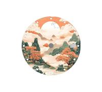 ATOMUSERLY Cadran de Montre 28.5mm, 1 pièce, Peinture à l'encre, Impression Couleur personnalisée, adaptée au Mouvement NH35/36(Dial - 15)