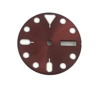 ATOMUSERLY Cadran de Montre 28.5mm adapté au Mouvement NH36, Vert Lumineux avec fenêtre Date stérile, 1 pièce(1)