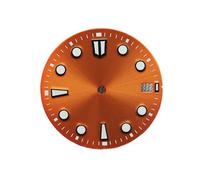 ATOMUSERLY Cadran de Montre 28.5mm BGW9/C3, Visages Lumineux Bleu Vert, Accessoires for Mouvement NH35/NH36/4R/7S, 1 pièce(Black)