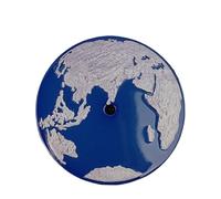 ATOMUSERLY Cadran de Montre Bleu planète/Terre, 28.5mm, 1 pièce, Visages sans fenêtre Calendrier, pièces Rechange for Mouvement NH35/NH34(Ocean)