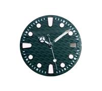 ATOMUSERLY Cadran de Montre for Hommes, Accessoires Remplacement, Visage ondulé for Mouvement NH35, 29mm, 1 pièce(Black)