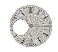ATOMUSERLY Cadran de Montre Lumineux Vert 28.5mm, 1 pièce, Visages plongée for Accessoires Mouvement NH38/NH34(White)