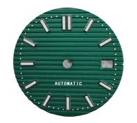 ATOMUSERLY Cadran de Montre Lumineux Vert, 29.8mm, adapté for NH35 NH36 NH38 4R35 4R36 6R 7S26, Mouvement Nautilus, boîtier Remplacement, 1 pièce(Dial 1)