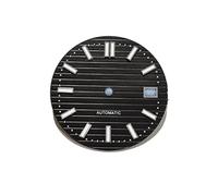 ATOMUSERLY Cadran de Montre Lumineux Vert C3, 29.7mm, 1 pièce, for Mouvement NH35, pièces d'accessoires(04,Blank dial)
