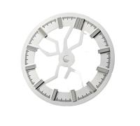 ATOMUSERLY Cadran de Montre Vert Lumineux, 28.5mm, 1 pièce, Visages ajourés, Accessoires for Mouvement NH70 NH38(Green)