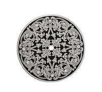 ATOMUSERLY Cadran de Montre Vintage gravé ST3600, 36mm/39mm, Cadran mécanique rétro Floral for Mouvement ETA 6497, 1 pièce(36mm Gold)